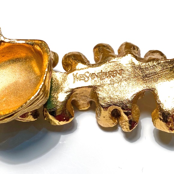 Rare Yves Saint Laurent Arty Brutalist Choker Necklace - Picture 14 of 16